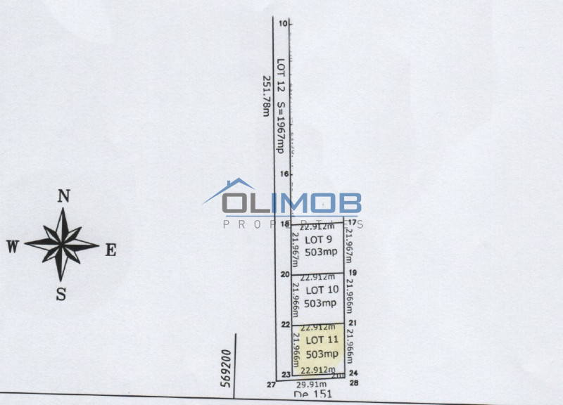 Ciorogarla , Loturi de  casa 500 -1500mp Manastirea Samurcasi