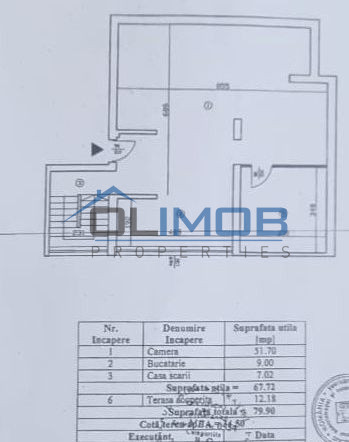 Damaroia vânzare apartament 3 camere dispus pe 2 etaje