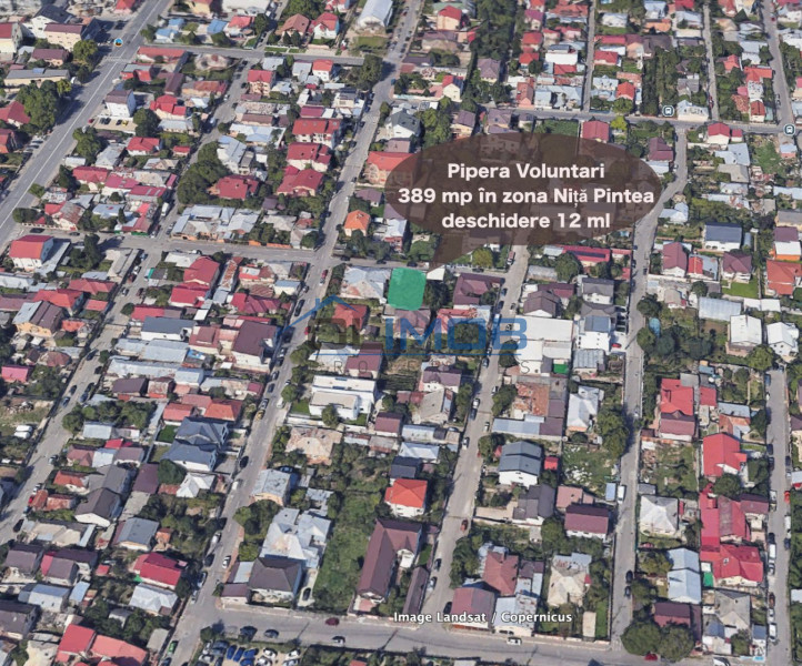 Teren de vânzare în Pipera – 389 mp în zona Niță Pintea