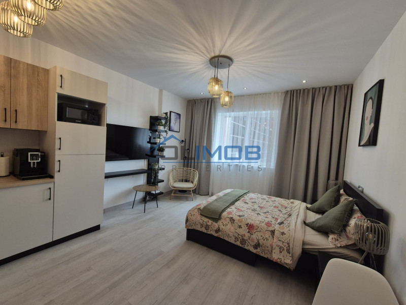 Garsonieră cochetă în Rin Grand Hotel – confort urban cu aer relaxat