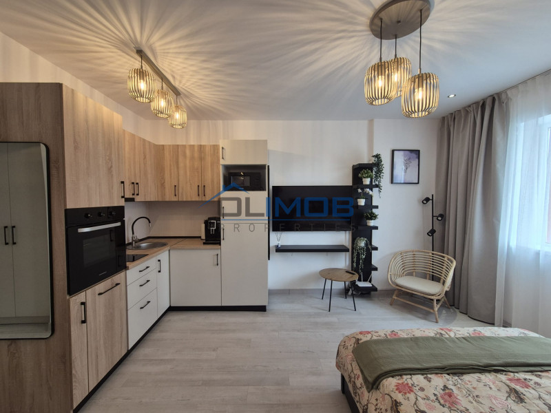 Garsonieră cochetă în Rin Grand Hotel – confort urban cu aer relaxat