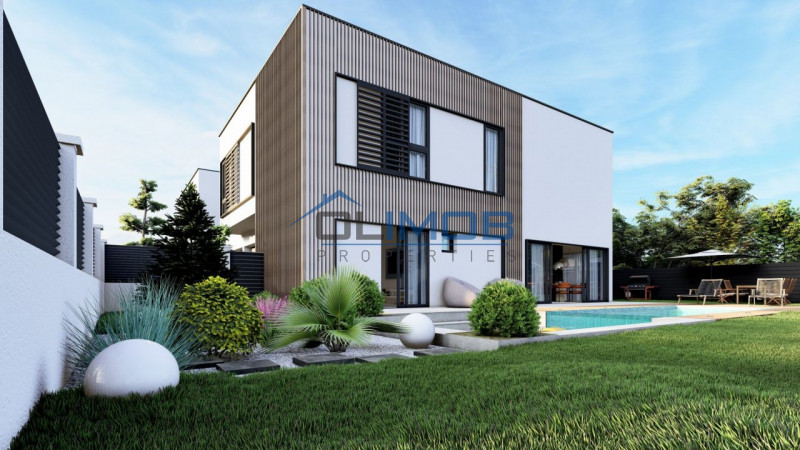 Vila moderna posibilitate personalizare – piscina exterioara si garaj dublu!