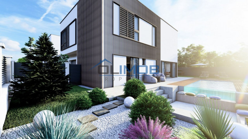 Vila moderna posibilitate personalizare – piscina exterioara si garaj dublu!
