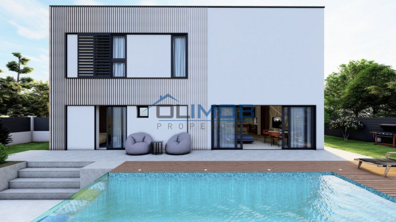 Vila moderna posibilitate personalizare – piscina exterioara si garaj dublu!