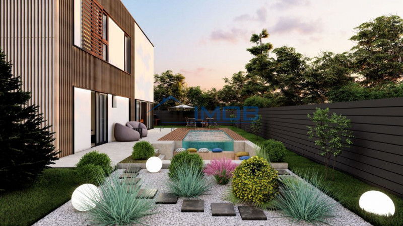 Vila moderna posibilitate personalizare – piscina exterioara si garaj dublu!