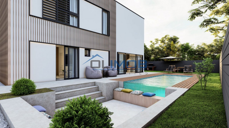 Vila moderna posibilitate personalizare – piscina exterioara si garaj dublu!
