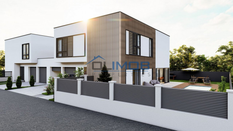 Vila moderna posibilitate personalizare – piscina exterioara si garaj dublu!