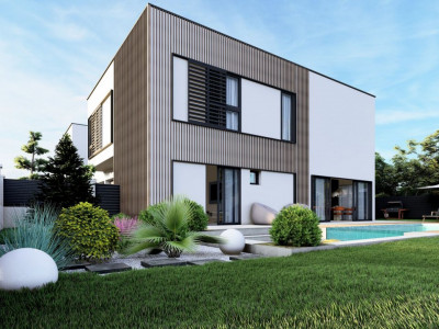 Vila moderna posibilitate personalizare – piscina exterioara si garaj dublu!