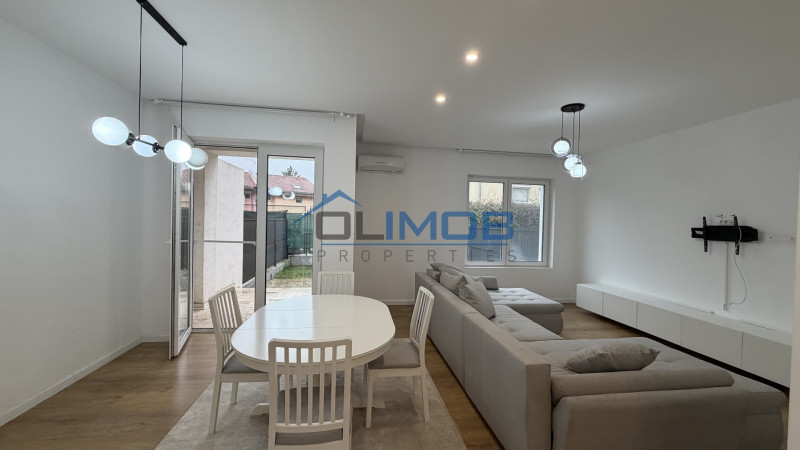 Vilă modernă cu 5 camere de închiriat în complex rezidential, Pipera 