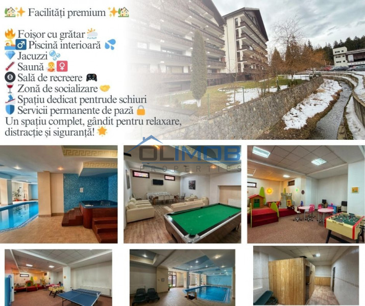 Apartament 3 camere, finisaje unice,  cu terasă, vedere la pârtie 