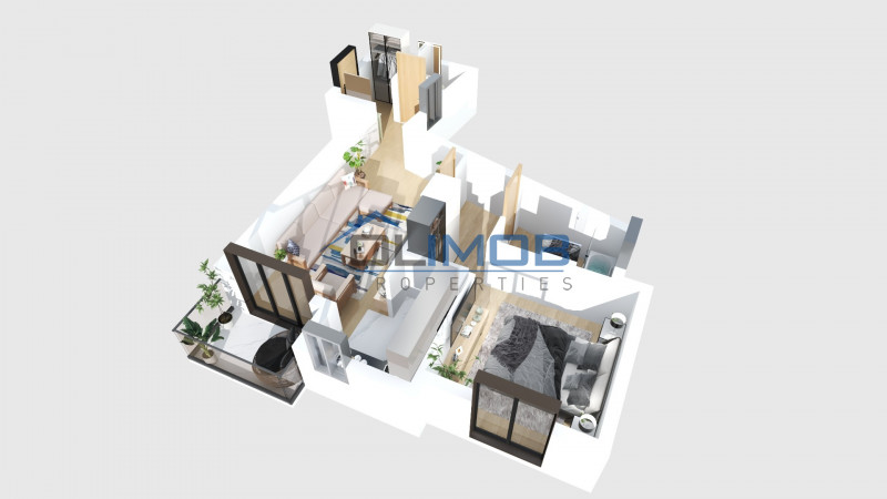 Mosilor Dacia-Eminescu- 2 camere cu 2 bai ! Discount *