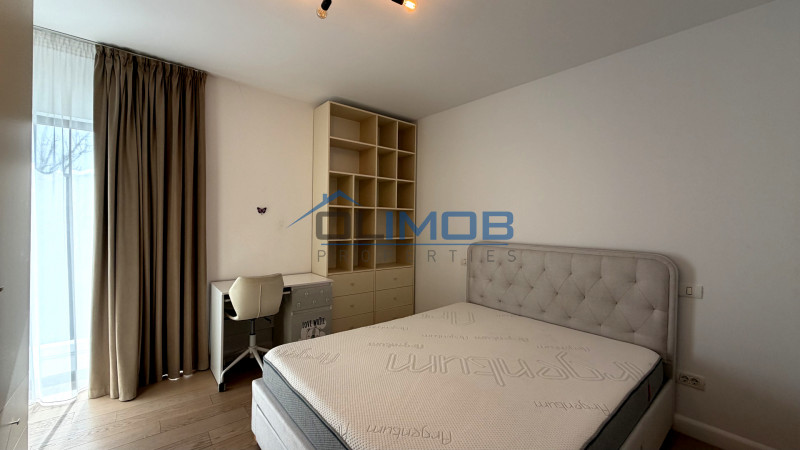 Apartament 2 camere de închiriat Aviatiei – bloc boutique 2022, terasă 16 mp
